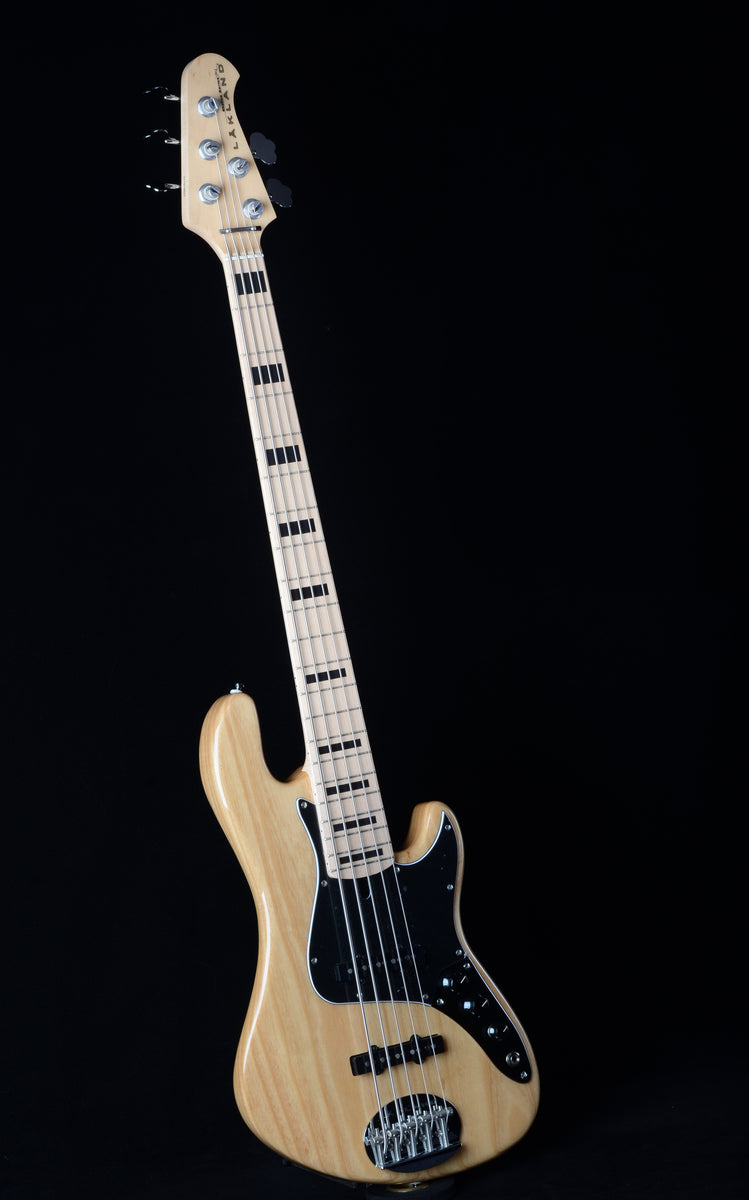 ベース Lakland Skyline Japan Series 5-String Lakland Skyline 55-02 Deluxe 5-string Bass Guitar - Spalted