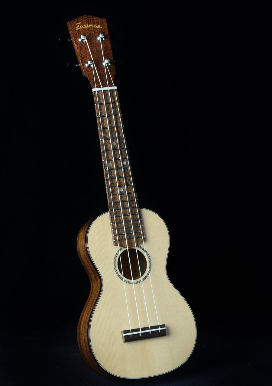 Eastman EU2-S Solid Spruce/Ovangkol Soprano Ukulele