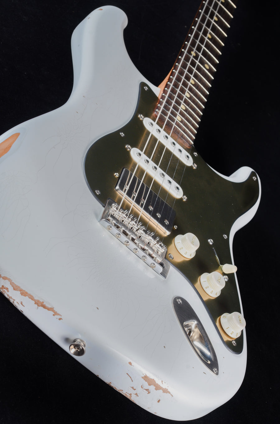 LsL Saticoy Custom HSS Medium Aging - Vintage White
