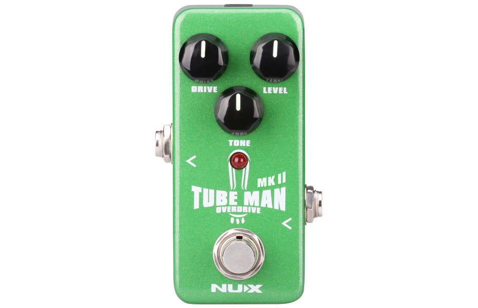 overdrive pedal with tube NuX Mini Core Series Tube Man MKII Overdrive NOD-2