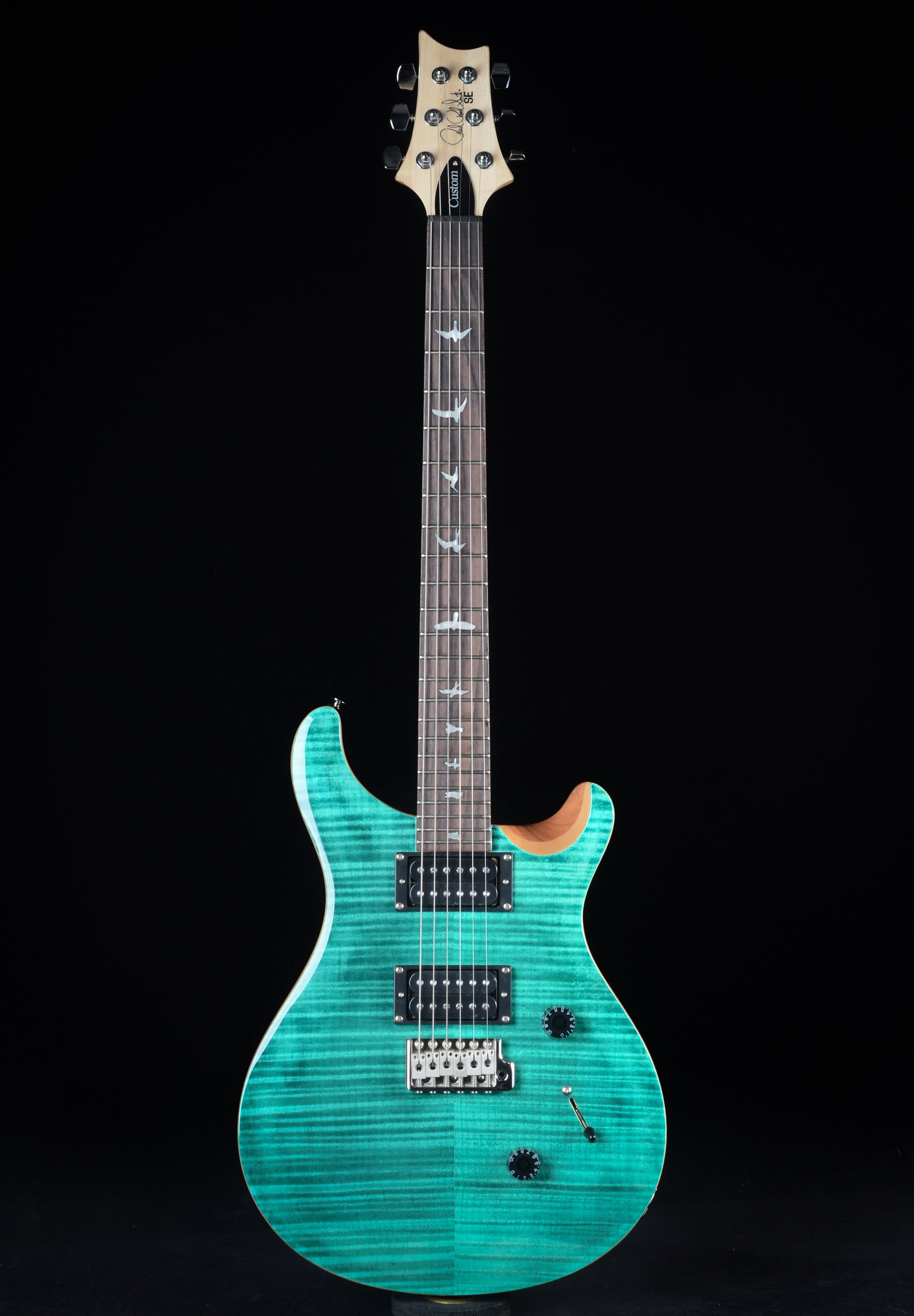 PRS SE Custom 24 - Turquoise for sale at Harrys Guitar Shop