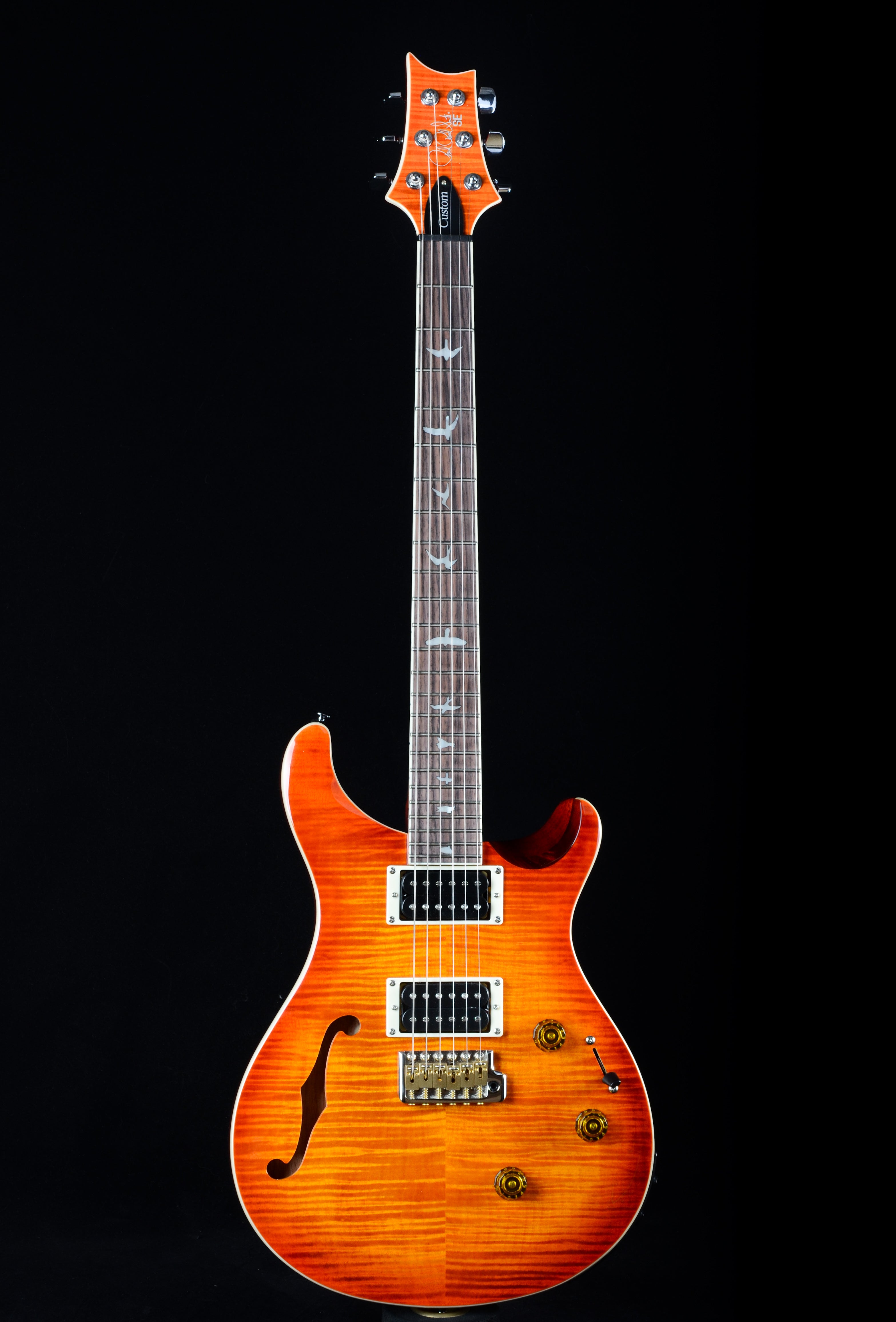 Prs se custom 24 electric guitar vintage sunburst on sale