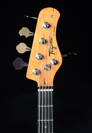 Tagima TW-73 5-String Jazz Bass - Sunburst/Mint Green