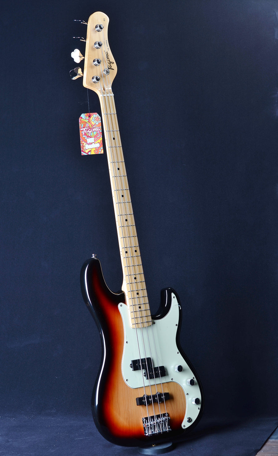 Tagima TW-65 P-J Bass - Sunburst/Mint Green