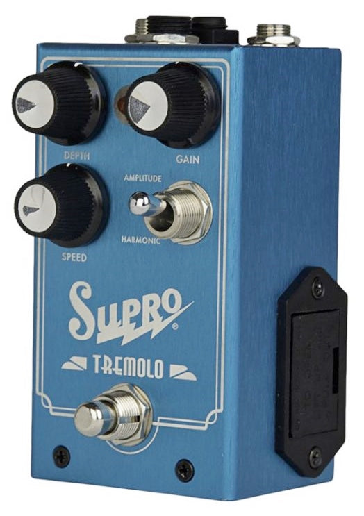 guitar pedal tremolo Supro Tremolo 1310 pedal for sale at Harrys Guitar Shop, Raleigh NC – Harry's Guitar Shop