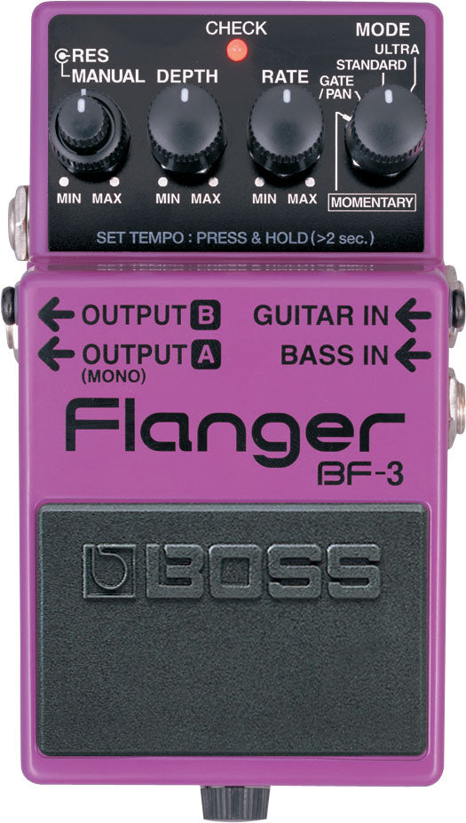 boss new pedal Boss BF-3 Flanger Pedal for sale at Harrys Guitar Shop, Raleigh NC – Harry's Guitar Shop