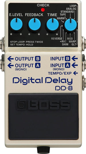 Boss DD-8 Digital Delay Pedal for sale at Harrys Guitar Shop, Raleigh NC – Harry's Guitar Shop