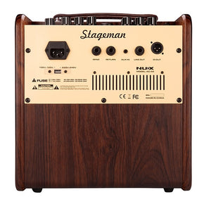 NUX Stageman AC-50 Analog Acoustic Amp with Ambient EFX and Bluetooth Footswitch