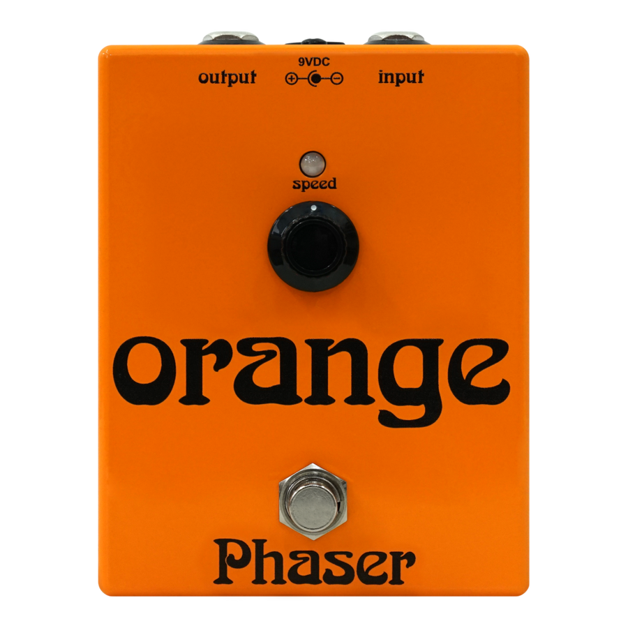 Orange 70's Phaser Pedal