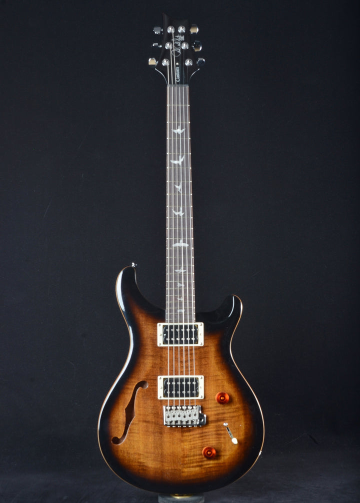 PRS SE Custom 22 Semi-Hollow - Black Gold Burst