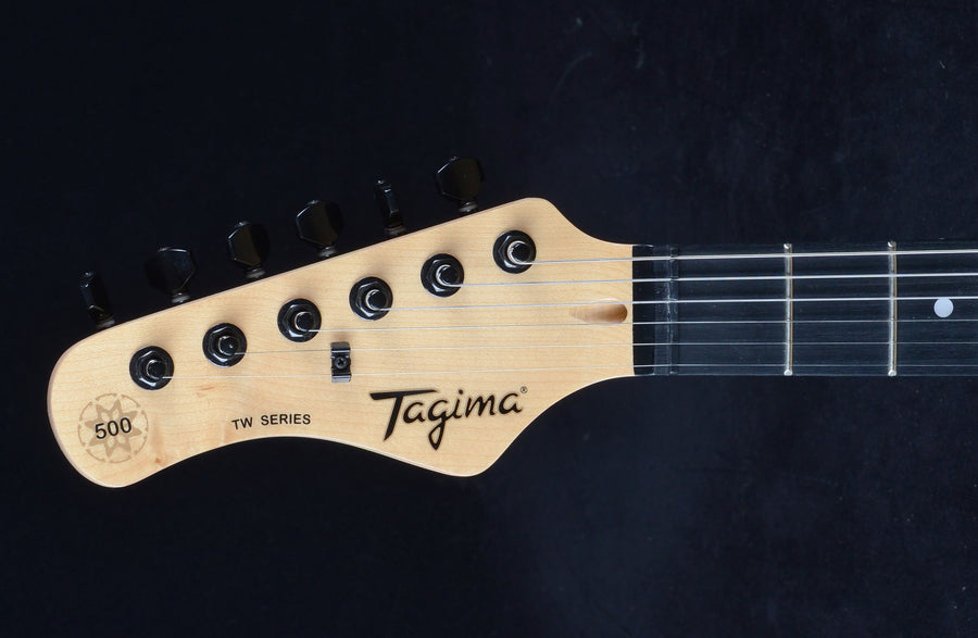 Tagima TW Series TG 500 Left Handed Black with Black Pickguard Harry s Guitar Shop