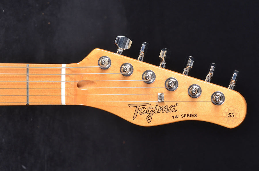 Tagima TW-Series TW-55 - Pearl White with White Pickguard