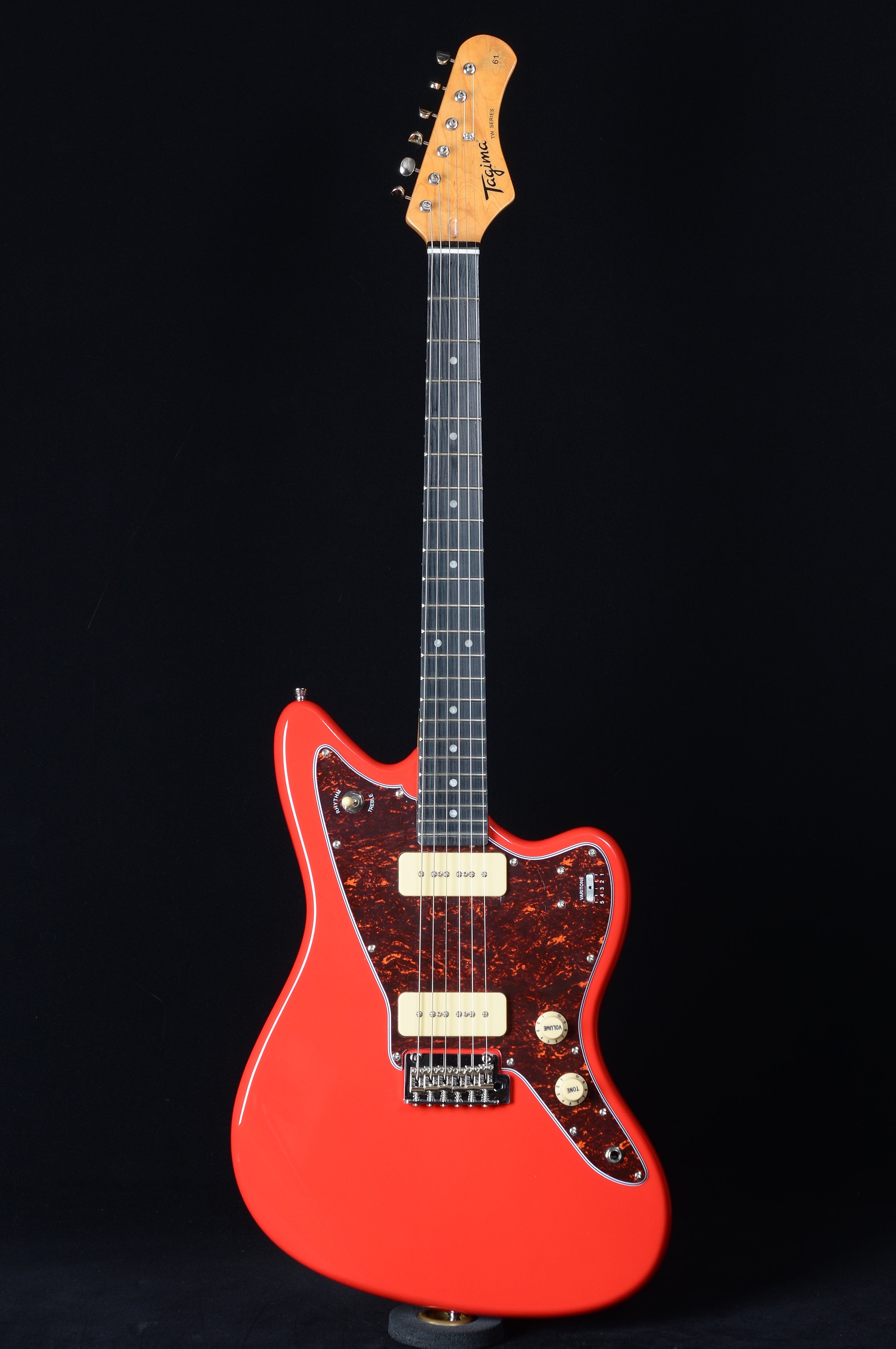 通販でクリスマス Tagima TW-Series TW-61E Jazzmaster - Fiesta Red ギター