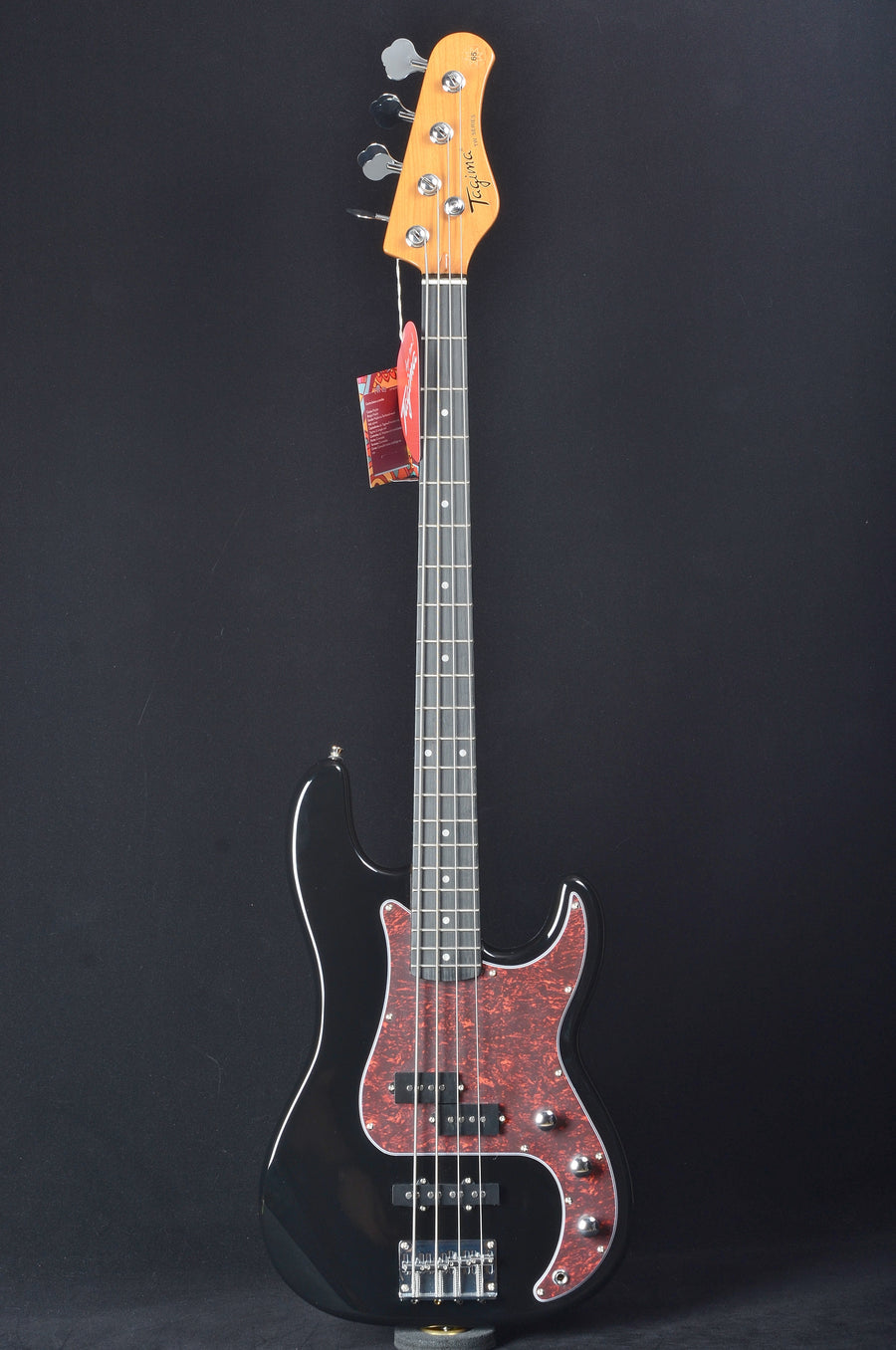Tagima TW-65E P-J Bass - Black/Tortoiseshell