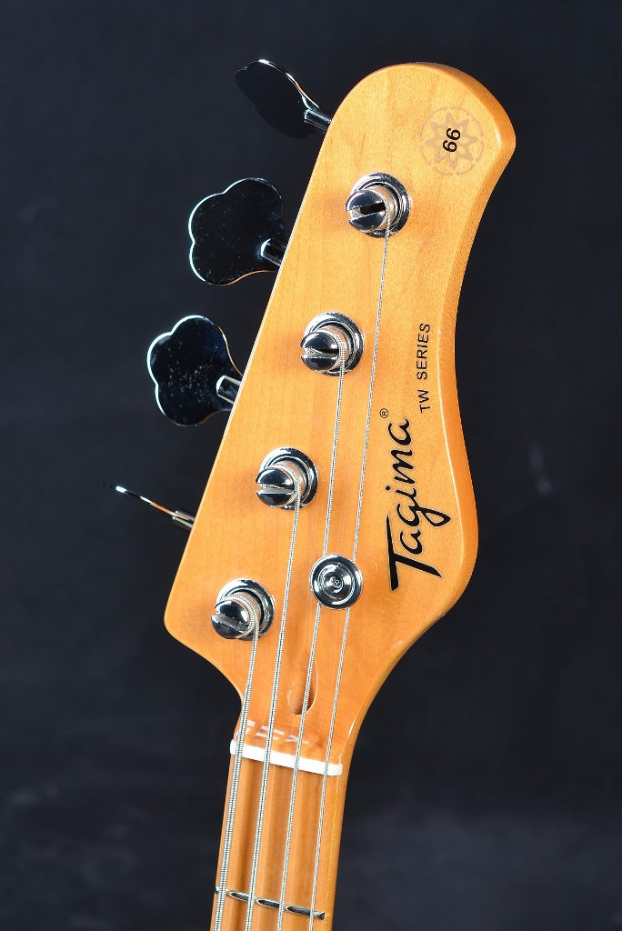 Tagima TW-66 Telecaster Bass - Butterscotch with Black Pickguard